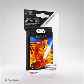 Star Wars Unlimited Art Sleeves (60 +1 Pcs) - Luke Skywalker - Gamegenic 